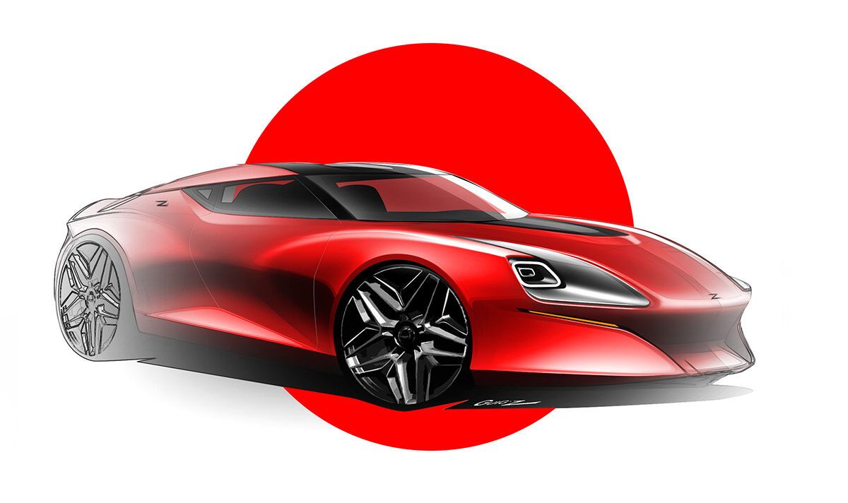 Зовнішність Nissan 400Z очима французького дизайнера Гільема Леружа