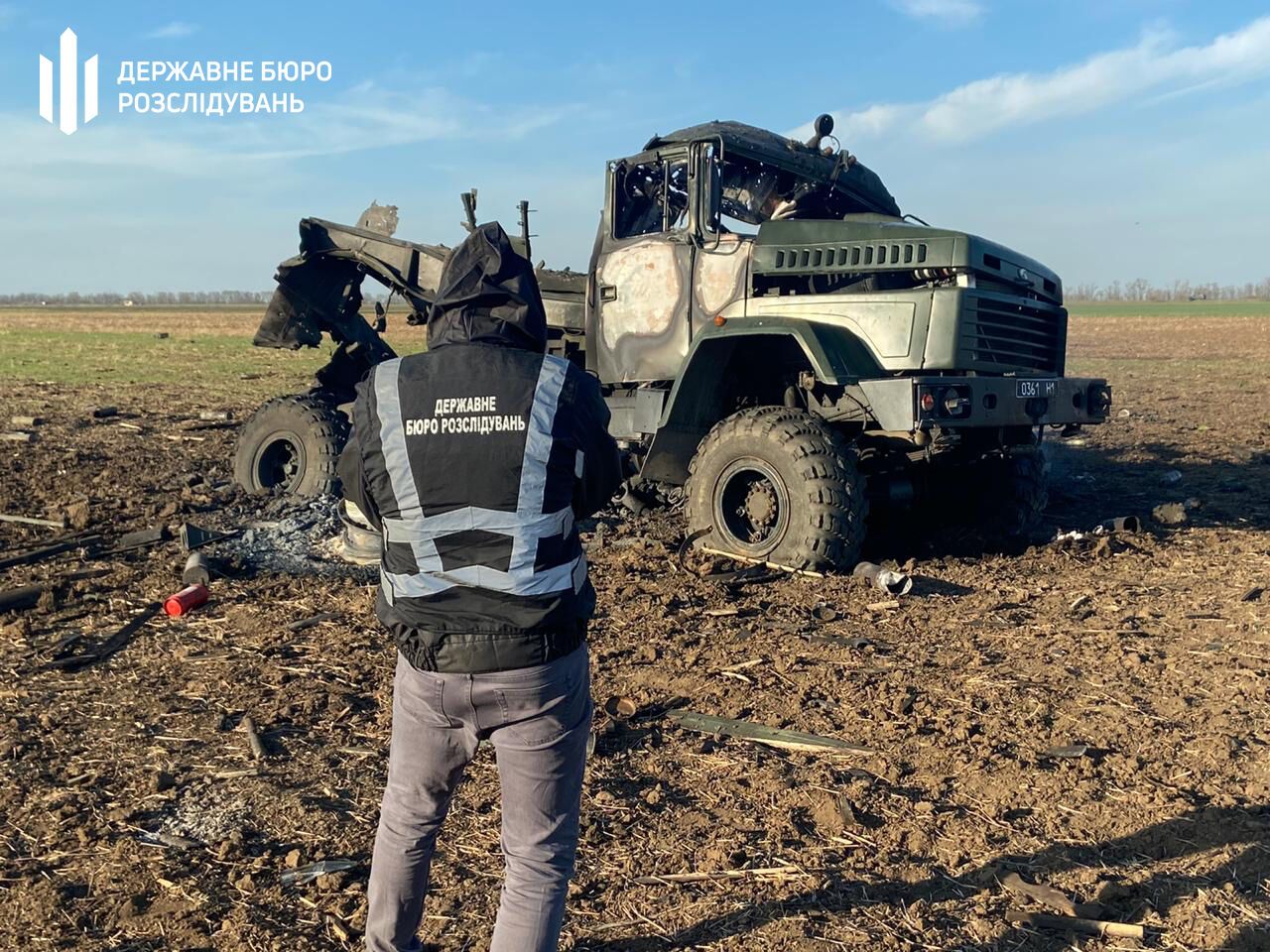 На Херсонщине взорвался военный грузовик с боеприпасами. Фото