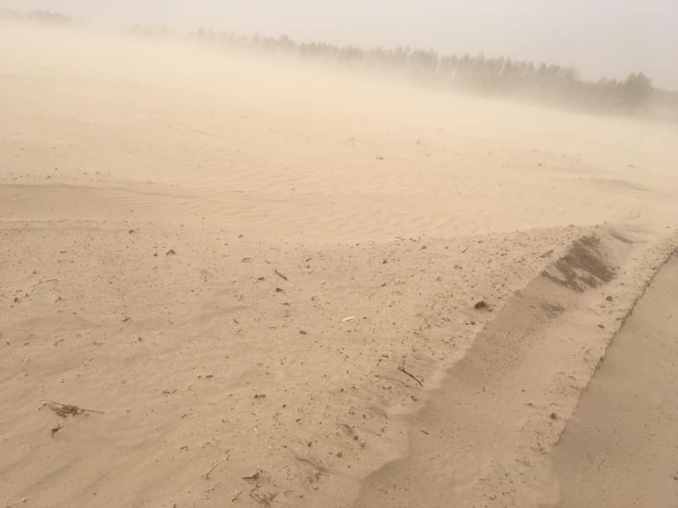 Последствия песчаной бури на Черниговщине