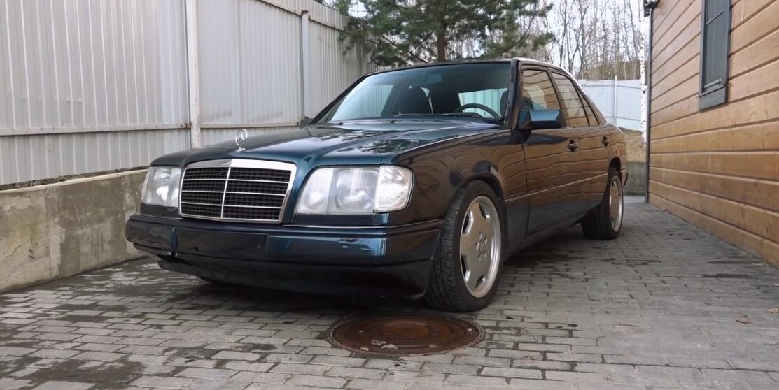 Б/у Mercedes W124 привели в чувства, чтобы продать за 35 копеек
