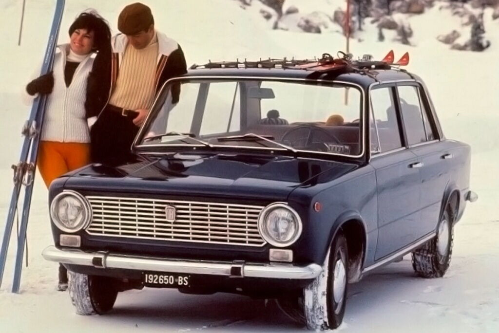 FIAT 124 получил титул "Автомобиль года" в Европе в 1967году