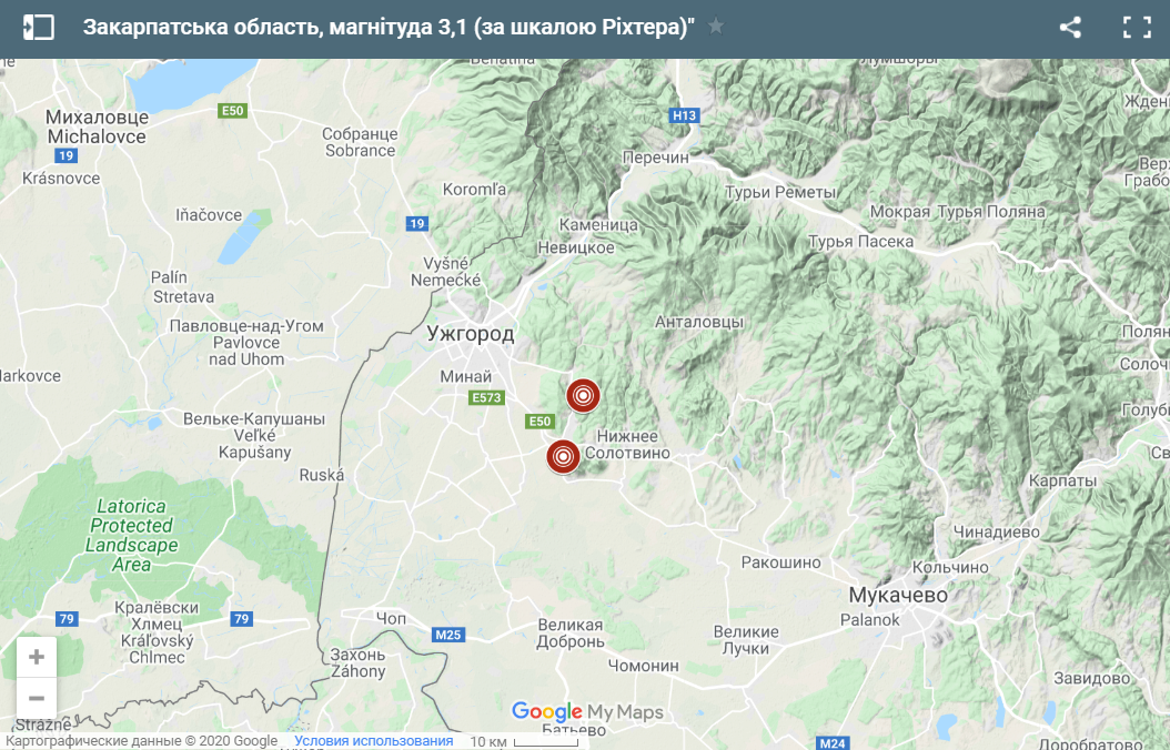 В Україні трапилися два землетруси за день: де було неспокійно