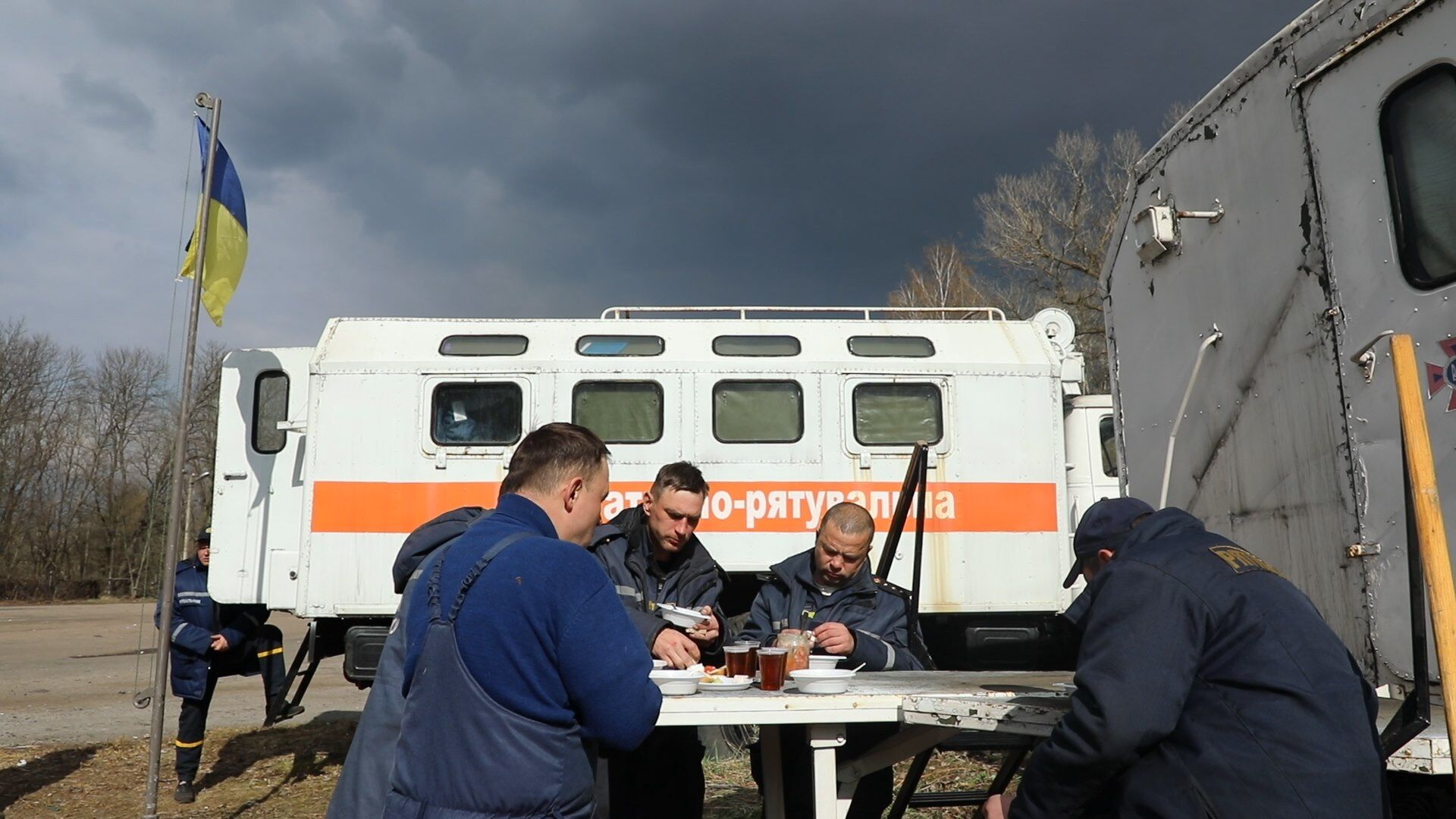 Умови перебування рятувальників у Чорнобильській зоні