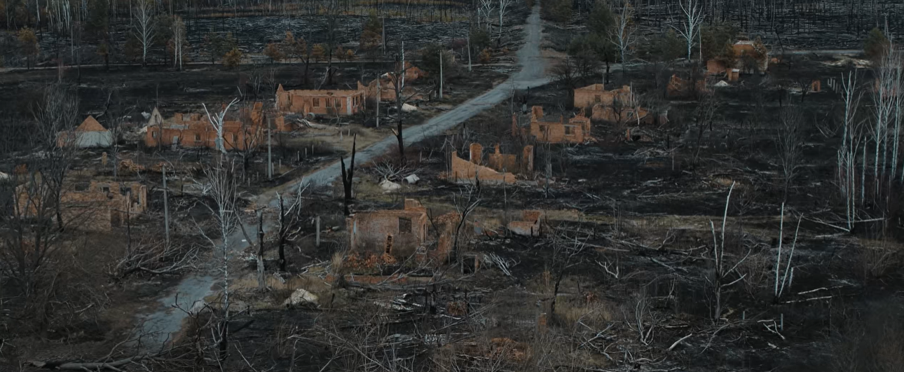 Последствия пожаров в Чернобыле