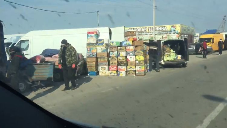 Рынок в Херсонской области