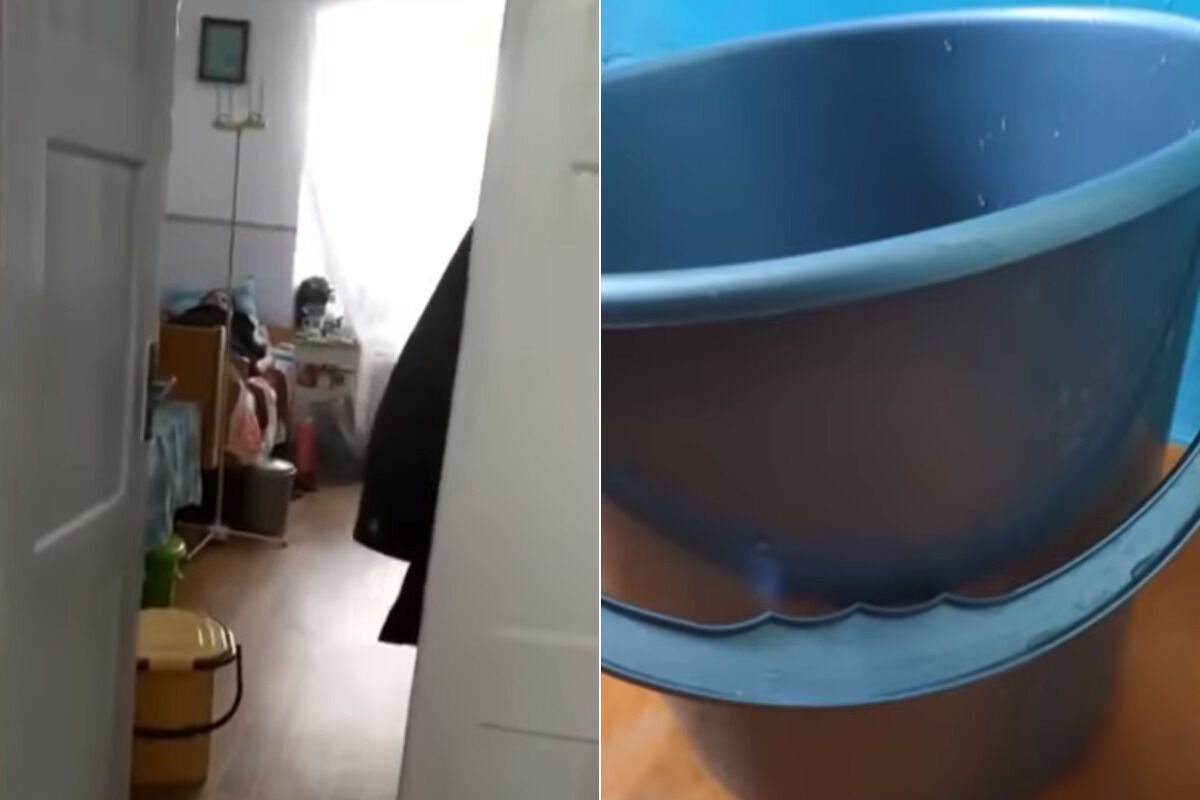 В больнице на Тернопольщине пациенты вынуждены использовать ведро вместо туалета