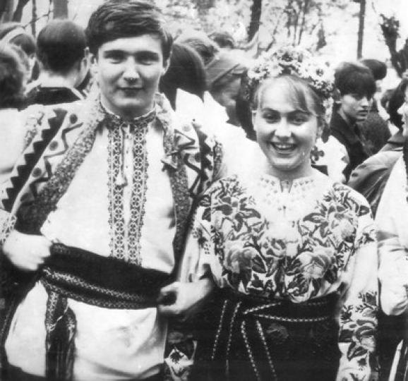 Володимир Івасюк та його одногрупниця Марія Соколовська – дівчина, якій він присвятив "Червону руту"