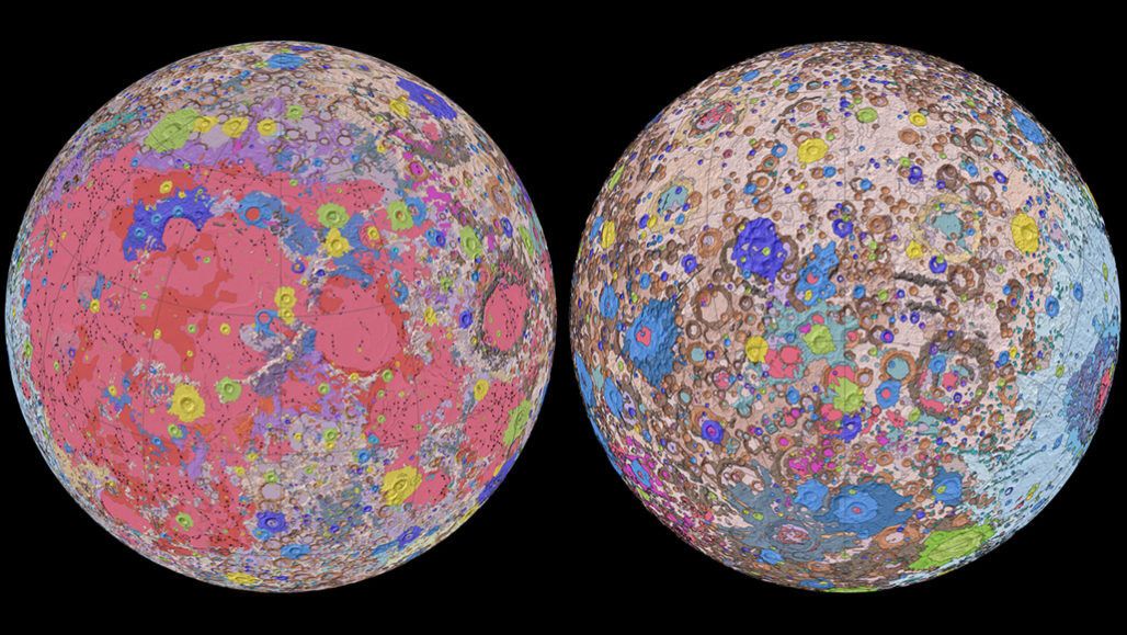 Геологическая карта Луны