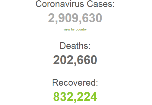 Коронавірус із новою силою вдарив по світу і Україні: статистика на 25 квітня. Постійно оновлюється