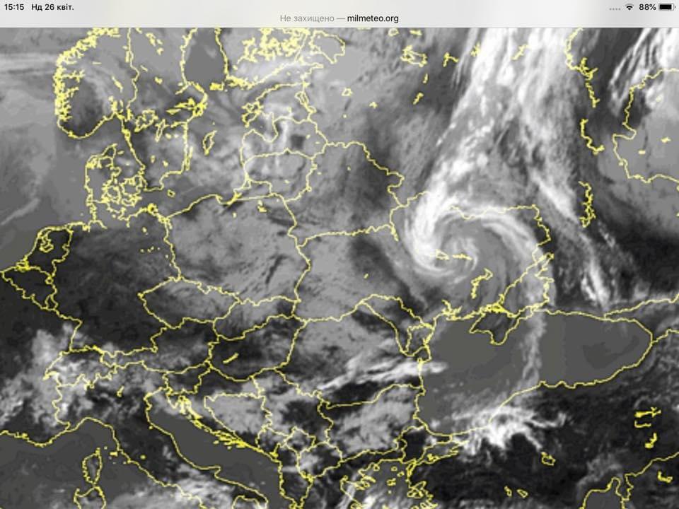 Антициклон Odilo накриє Україну