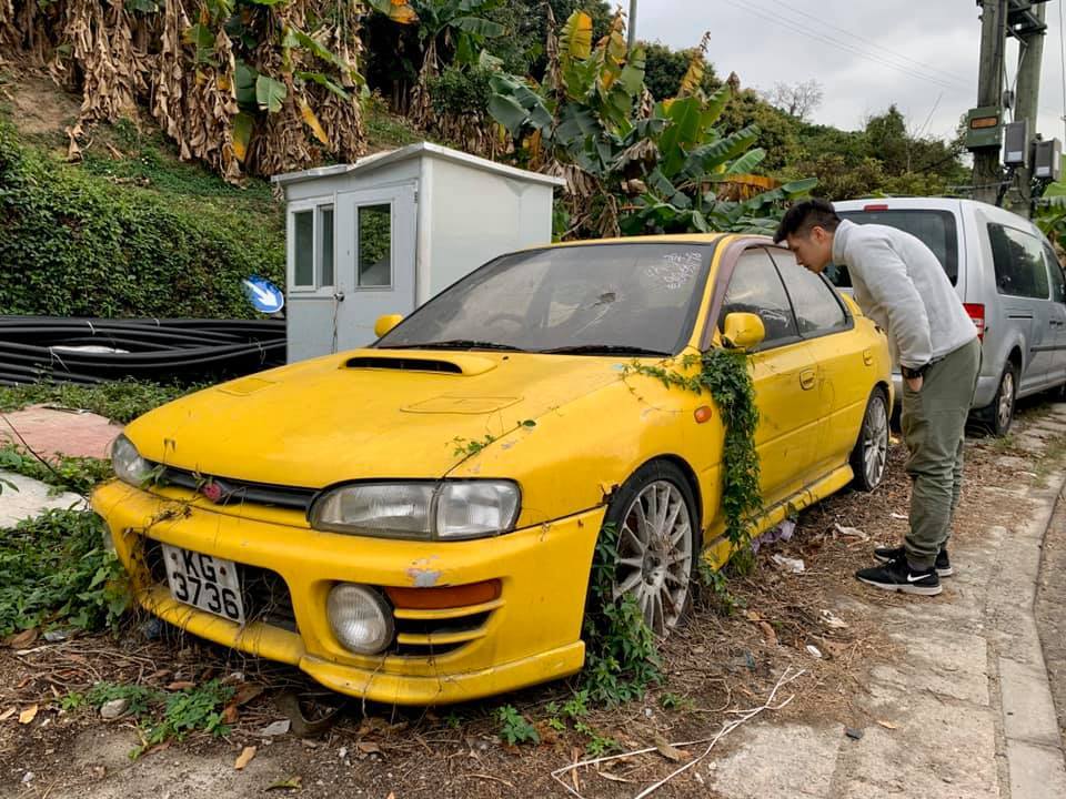 Покинута Subaru Impreza WRX