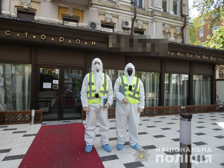 Поліція нагрянула до ресторану Тищенка у Києві: фото перевірки