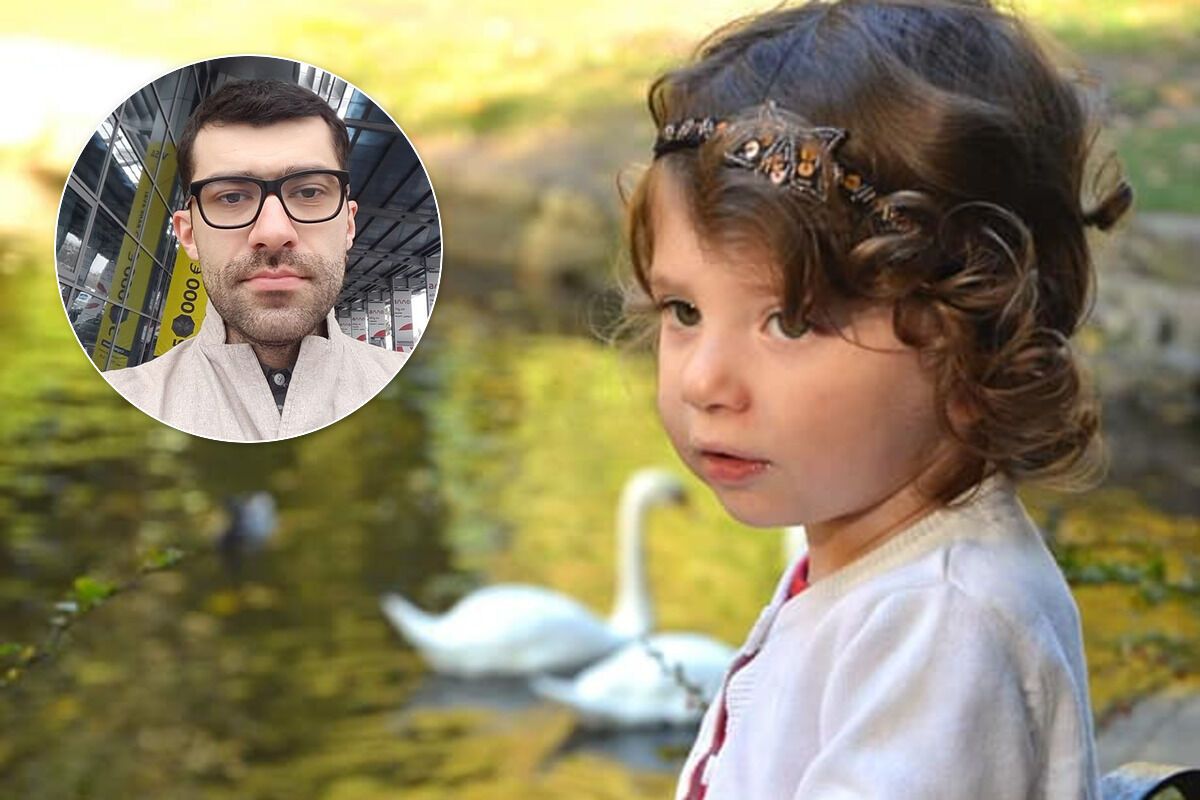 Рустам Гаджієв і його маленька дочка Єва, про смерть якої стало відомо 21 квітня