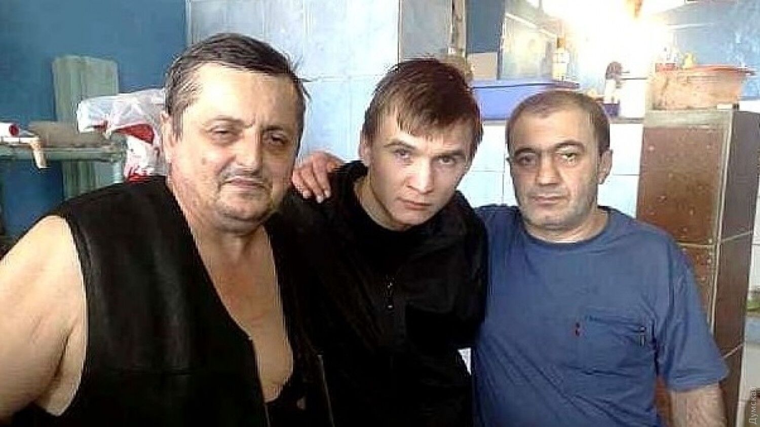 В Одессе задержали российского вора в законе Авто Копала (слева)