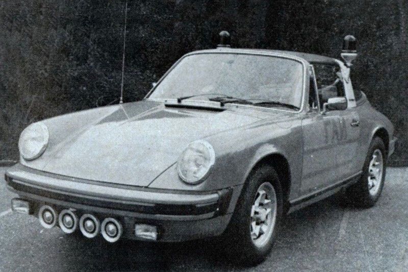Єдине фото Porsche, де є напис ДАІ на кузові. Пізніше її приберуть