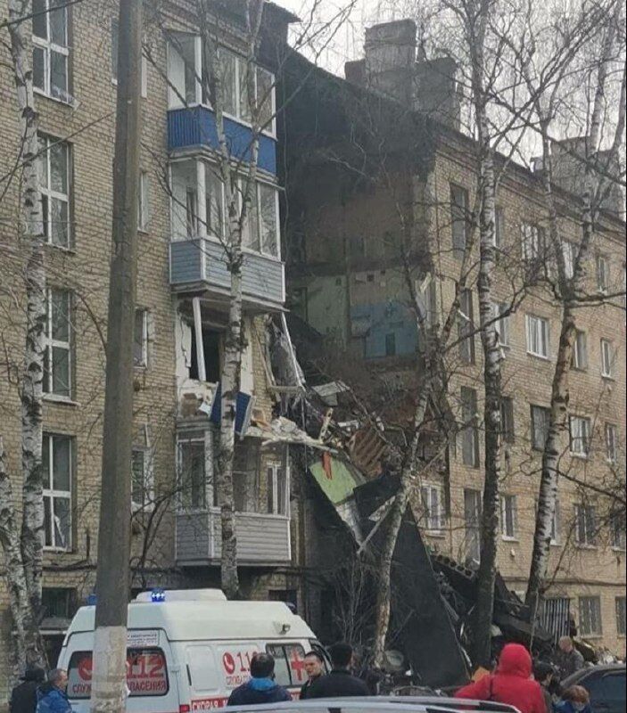 Взрыв в жилом доме в Орехово-Зуево