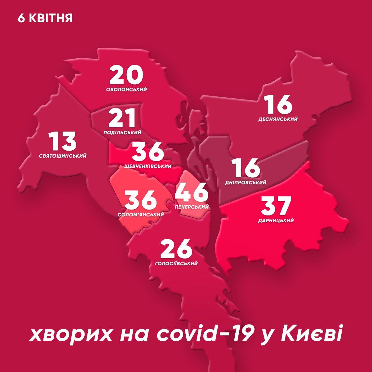 Статистика захворюваності на коронавірус у Києві