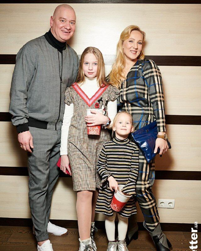 Евгений Кошевой с семьей