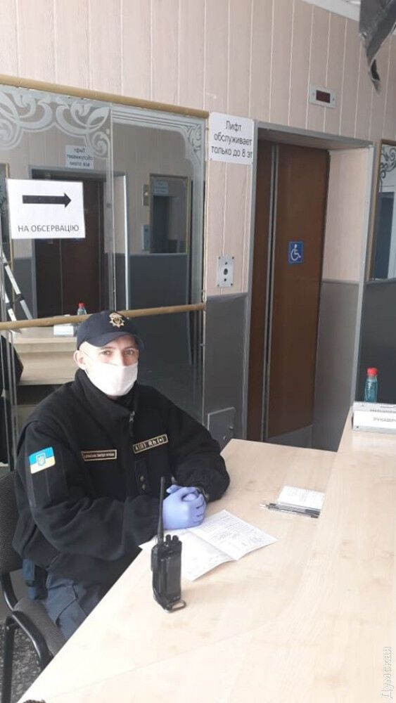 В Одесі Нацгвардія охороняє санаторій, де проходить обсервация громадян