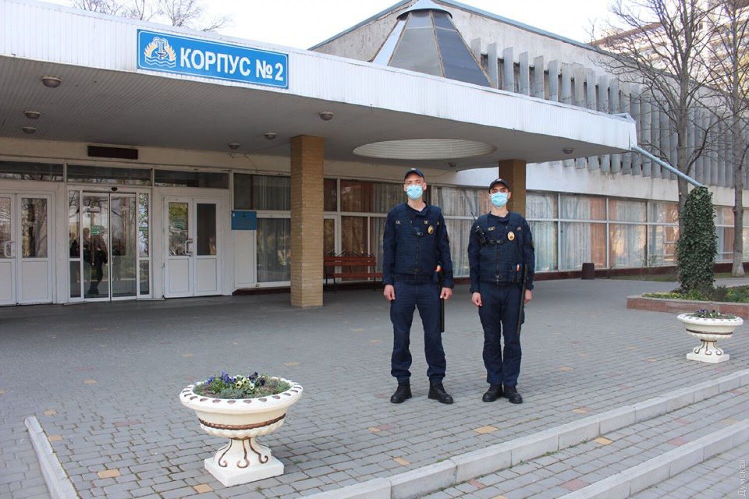 В Одесі Нацгвардія охороняє санаторій, де проходить обсервация громадян