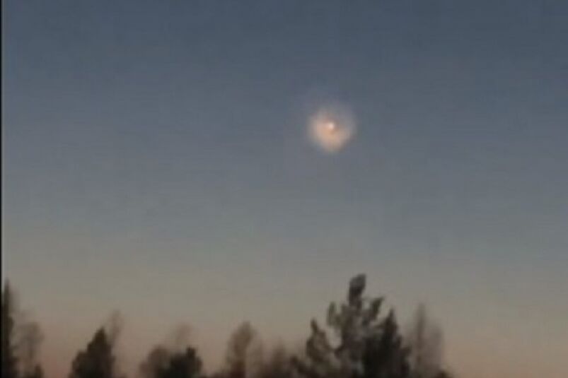 НЛО в небе над Иркутском