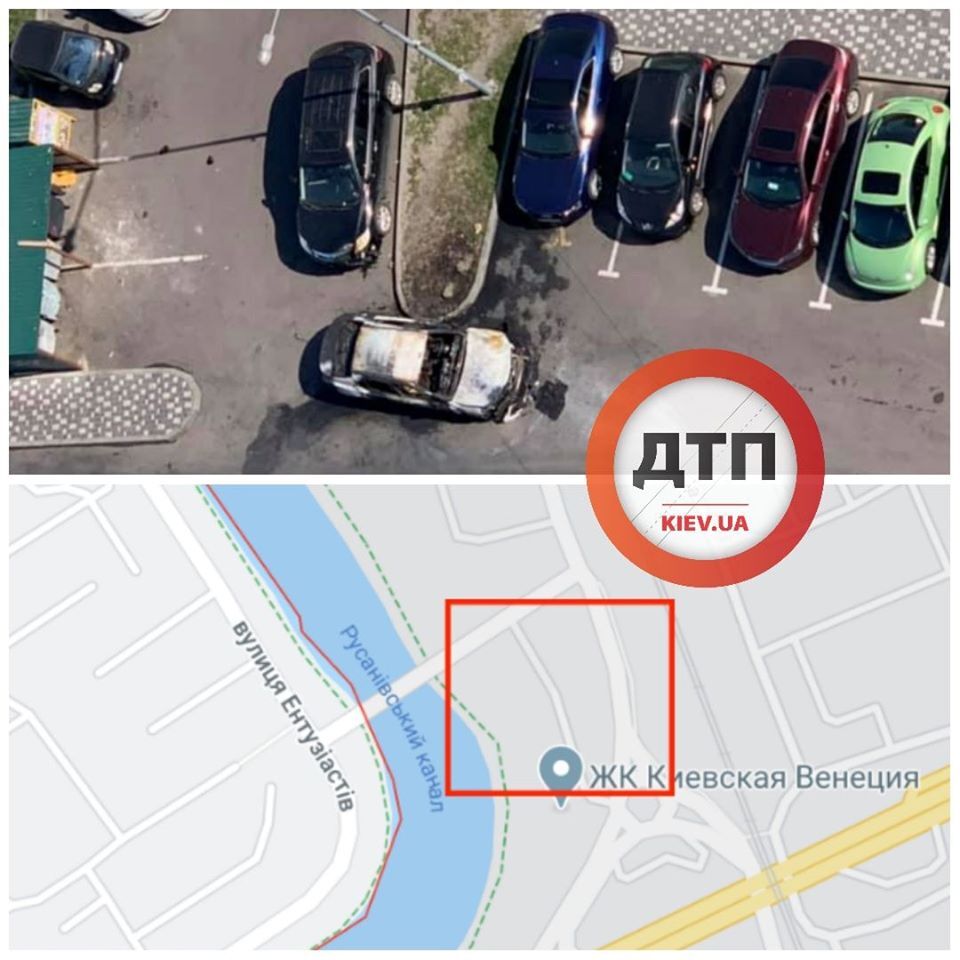У Києві "герою парковки" підпалили авто