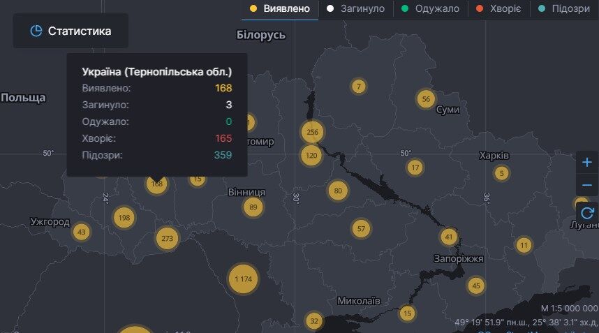 Трехмесячный ребенок с коронавирусом в Тернополе пошел на поправку