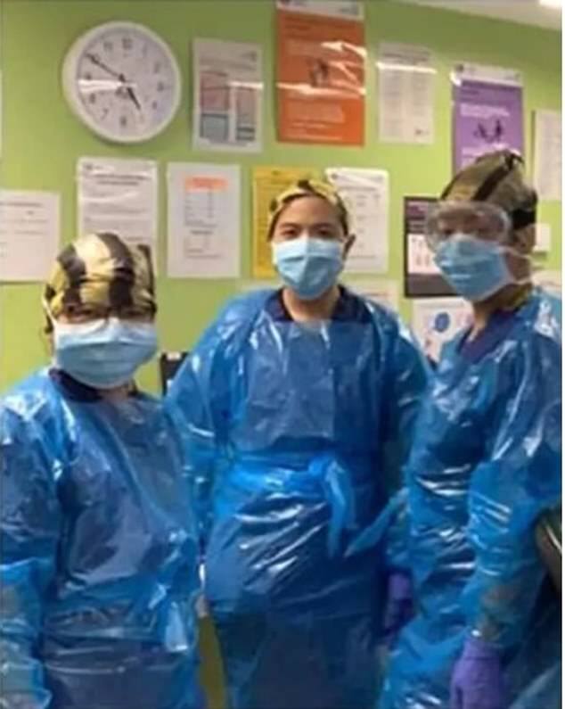 В Лондоне медсестры надели мусорные пакеты вместо защитных костюмов