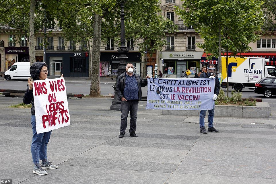 Протесты 1 мая во Франции