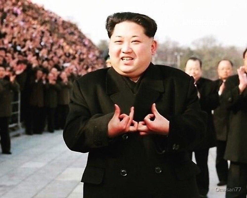 Странное положение рук Ким Чен Ына