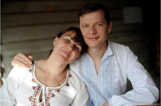 Олег Ляшко с женой Роситой
