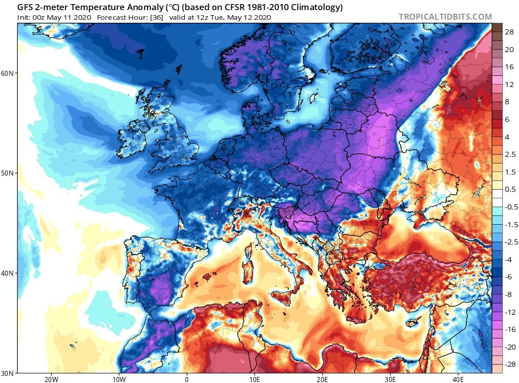 Европу накроет резкое похолодание с метелями и снегопадами: в Украине ударит мороз