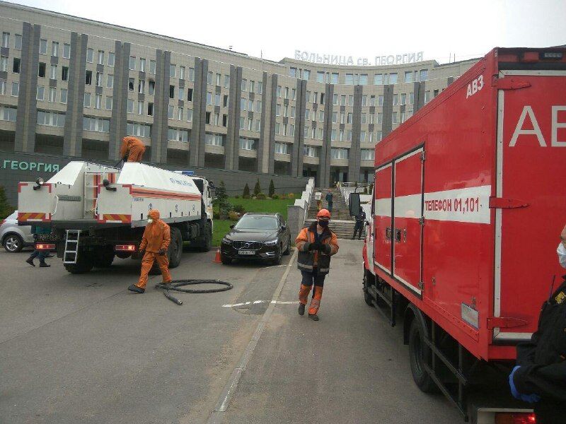 Пожежа в лікарні Святого Георгія