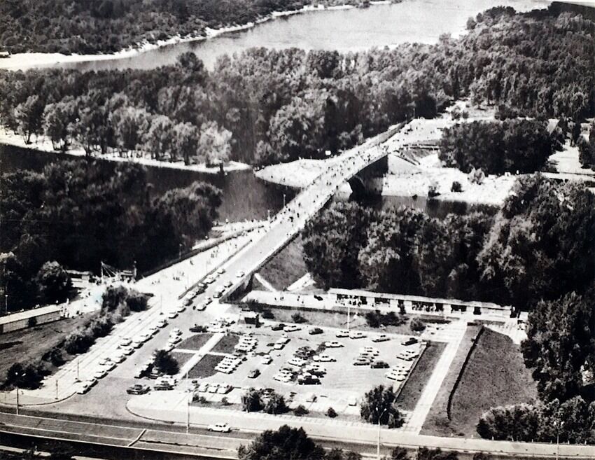 Гидропарк в Киеве в 1970-х годах