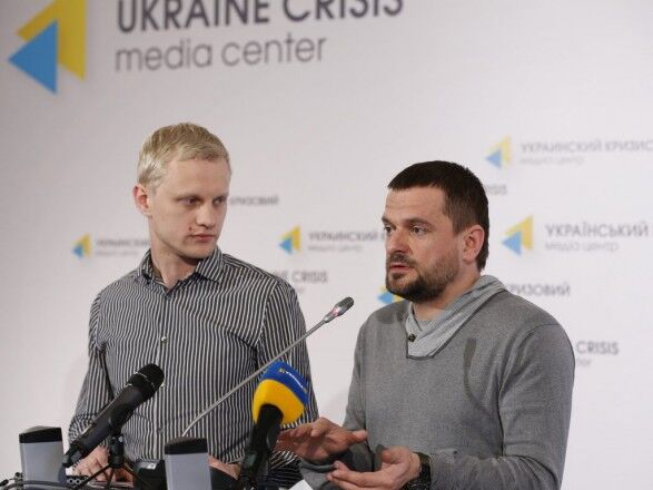 Основатели "Центра противодействия коррупции" Дмитрий Шерембей (слева) и Виталий Шабунин
