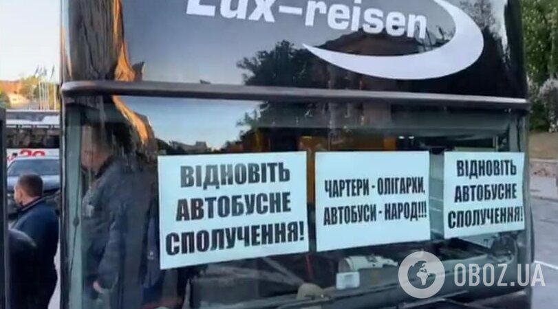 Подготовка к акции автоперевозчиков в Киеве