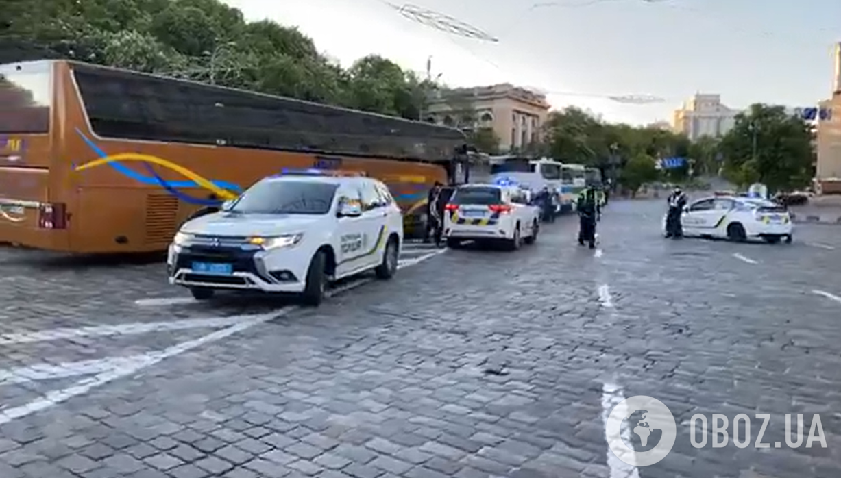 Подготовка к акции автоперевозчиков в Киеве