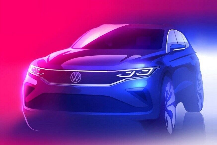 Перше офіційне зображення Volkswagen Tiguan 2021