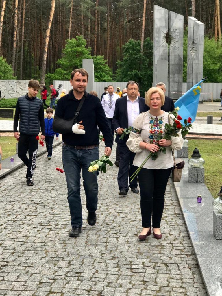 Депутаты от "ЕС" Владимир Вятрович и Ирина Геращенко