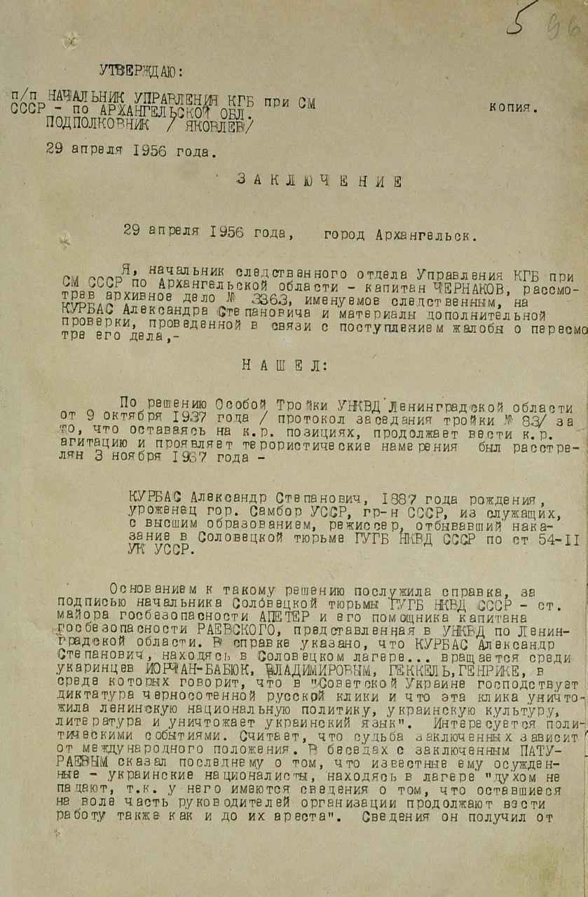 Опубликованы документы КГБ о терроре 1937-38 годов в Украине