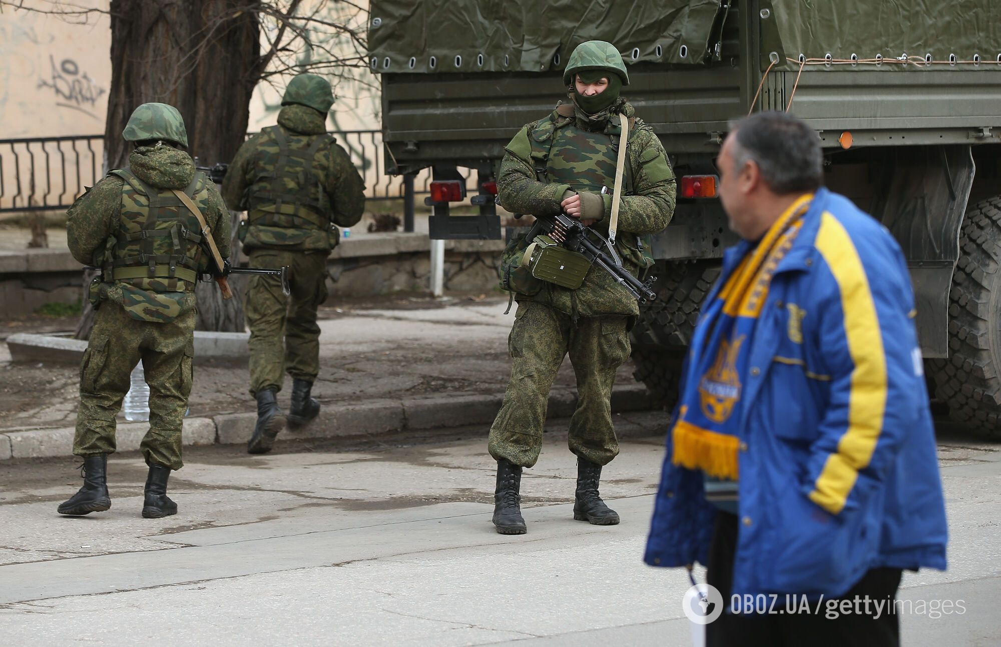 Российские оккупационные войска в Крыму, 2014 год