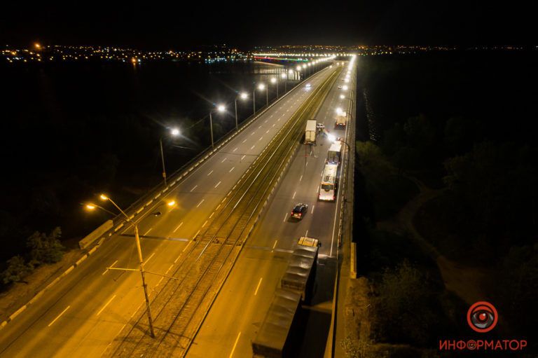 ДТП на Кайдакському мосту в Дніпрі