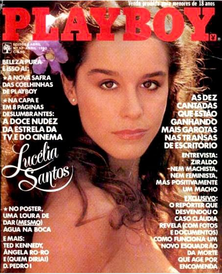 Луселия Сантос на обложке журнала Playboy
