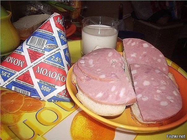Советский завтрак: бутерброды