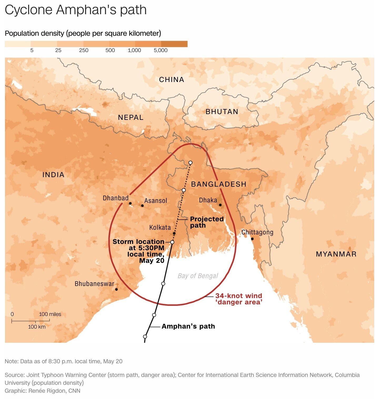 Циклон "Амфан" в Індії та Бангладеш