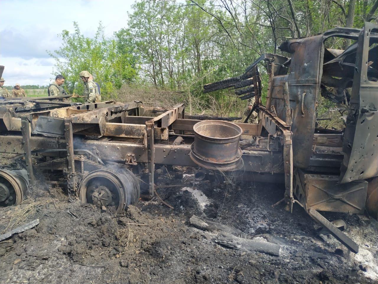На Донбассе взорвали грузовик ВСУ