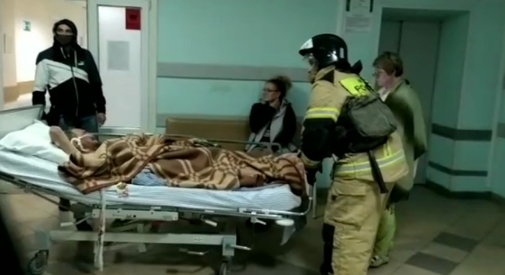 Пожар в больнице Зеленодольска