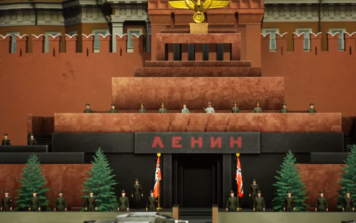 Кадри з гри про захоплення Гітлером Москви
