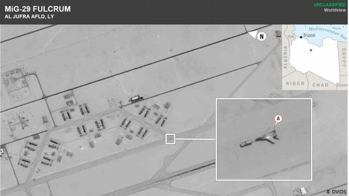 Российские истребители Миг-29 на авиабазе в Ливии