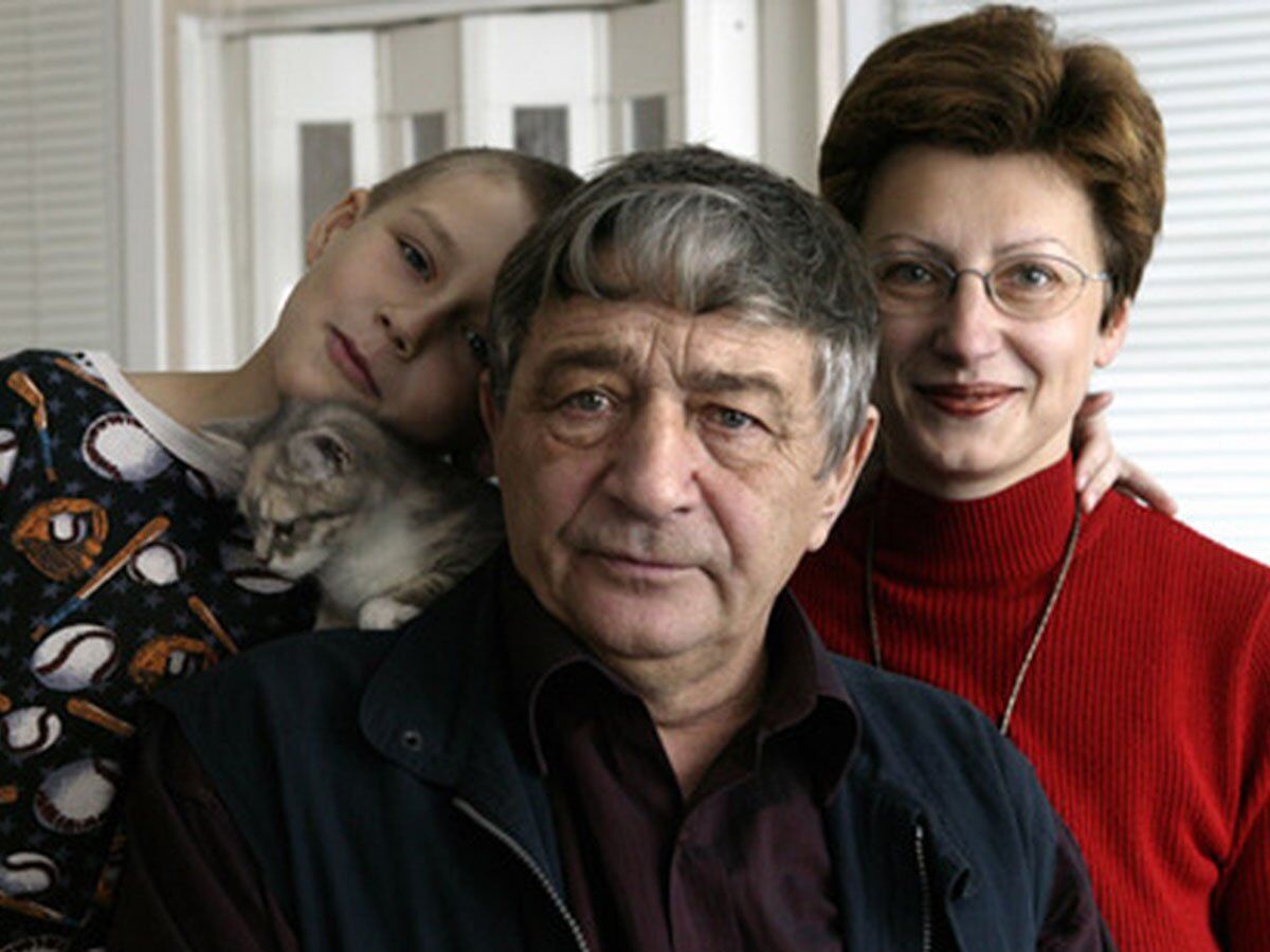 Едуард Успенський з дочкою